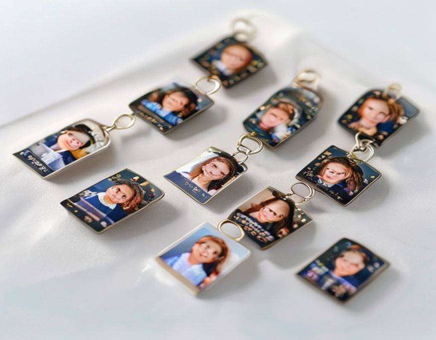 Custom keychains sample