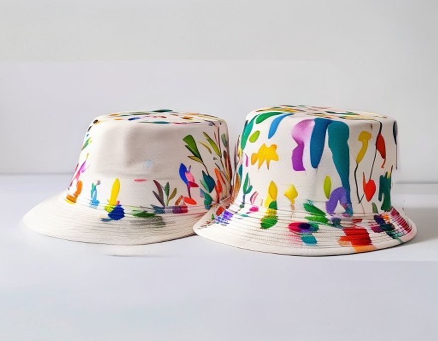 Custom bucket hats sample