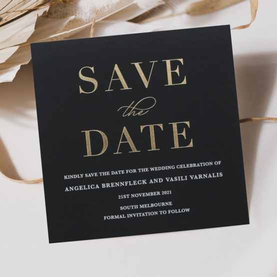 Save the Date invitation card